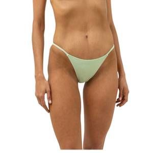 NEW RHYTHM. isla rib string pant in aloe